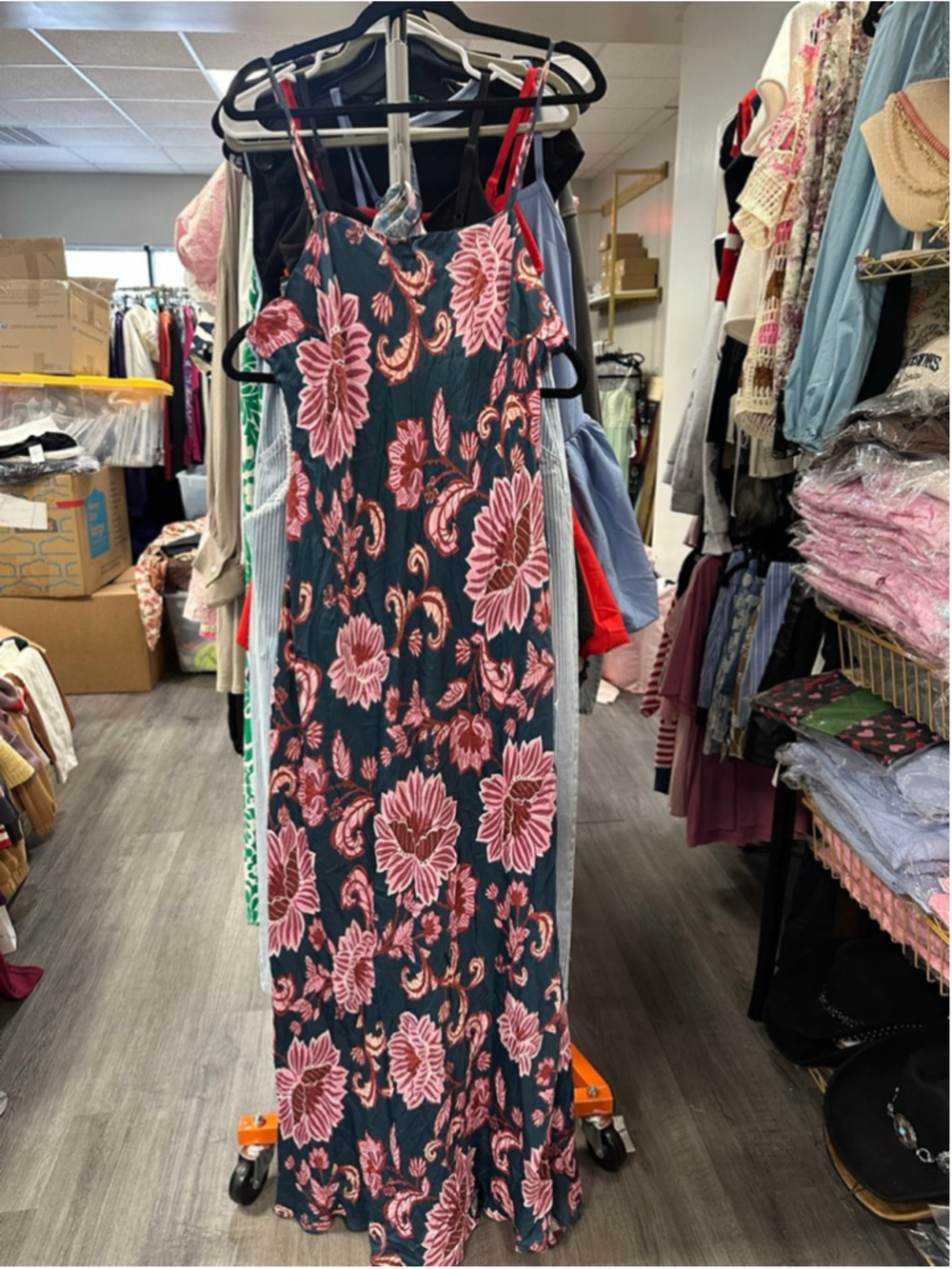 Farm Rio Flower Delicacy Paisley Slipdress|Size XL|NWT - Picture 6 of 9